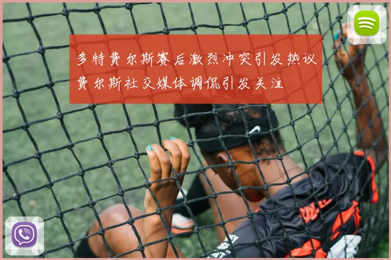 多特费尔斯赛后激烈冲突引发热议费尔斯社交媒体调侃引发关注